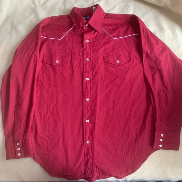 Vintage Blair L/s western button up, large. - Picture 1 of 5